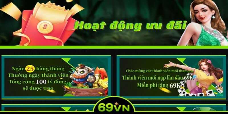 Ưu đãi dành riêng cho thành viên mới đăng ký hệ thống 